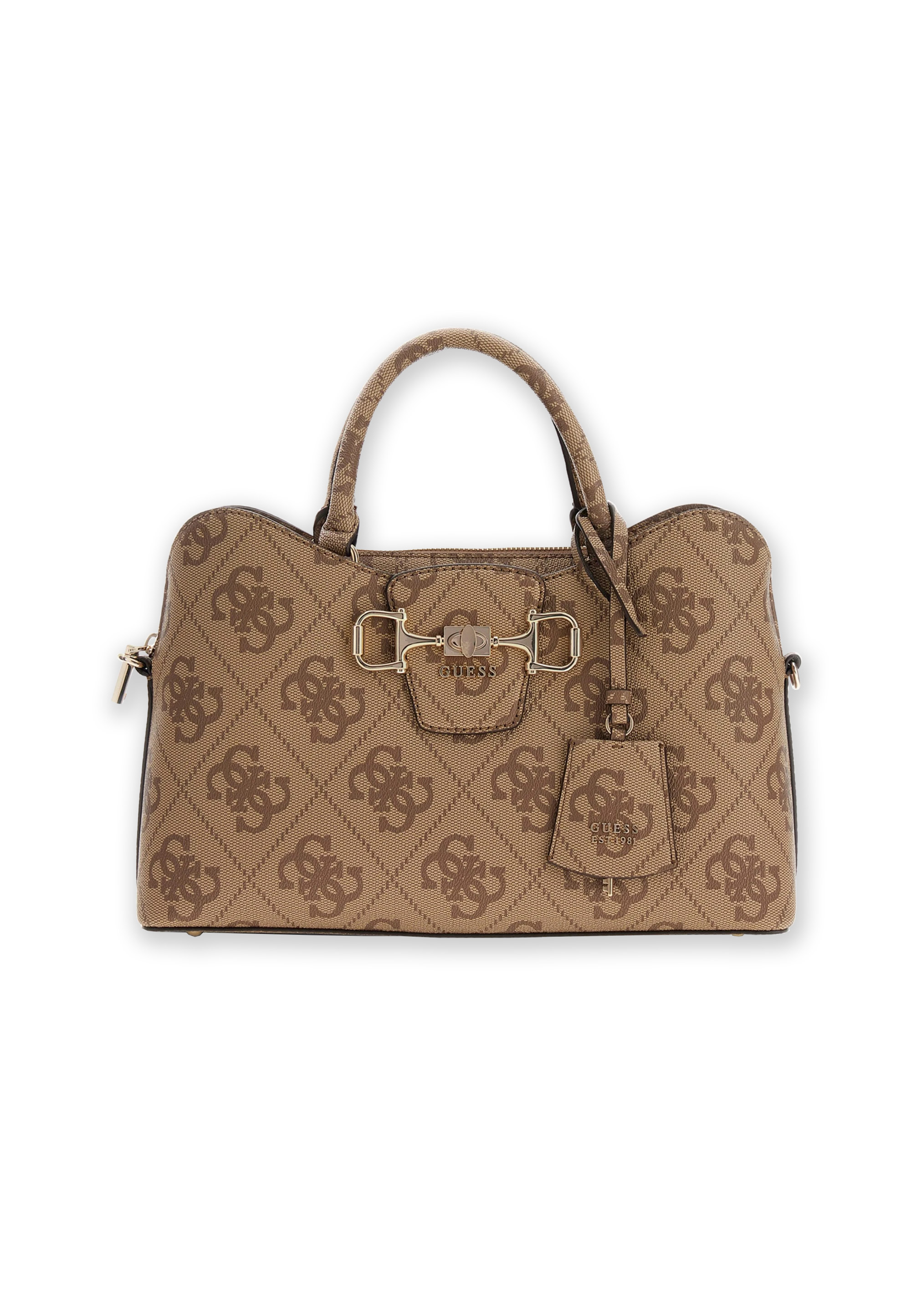 Borsa a mano Guess con logo all over