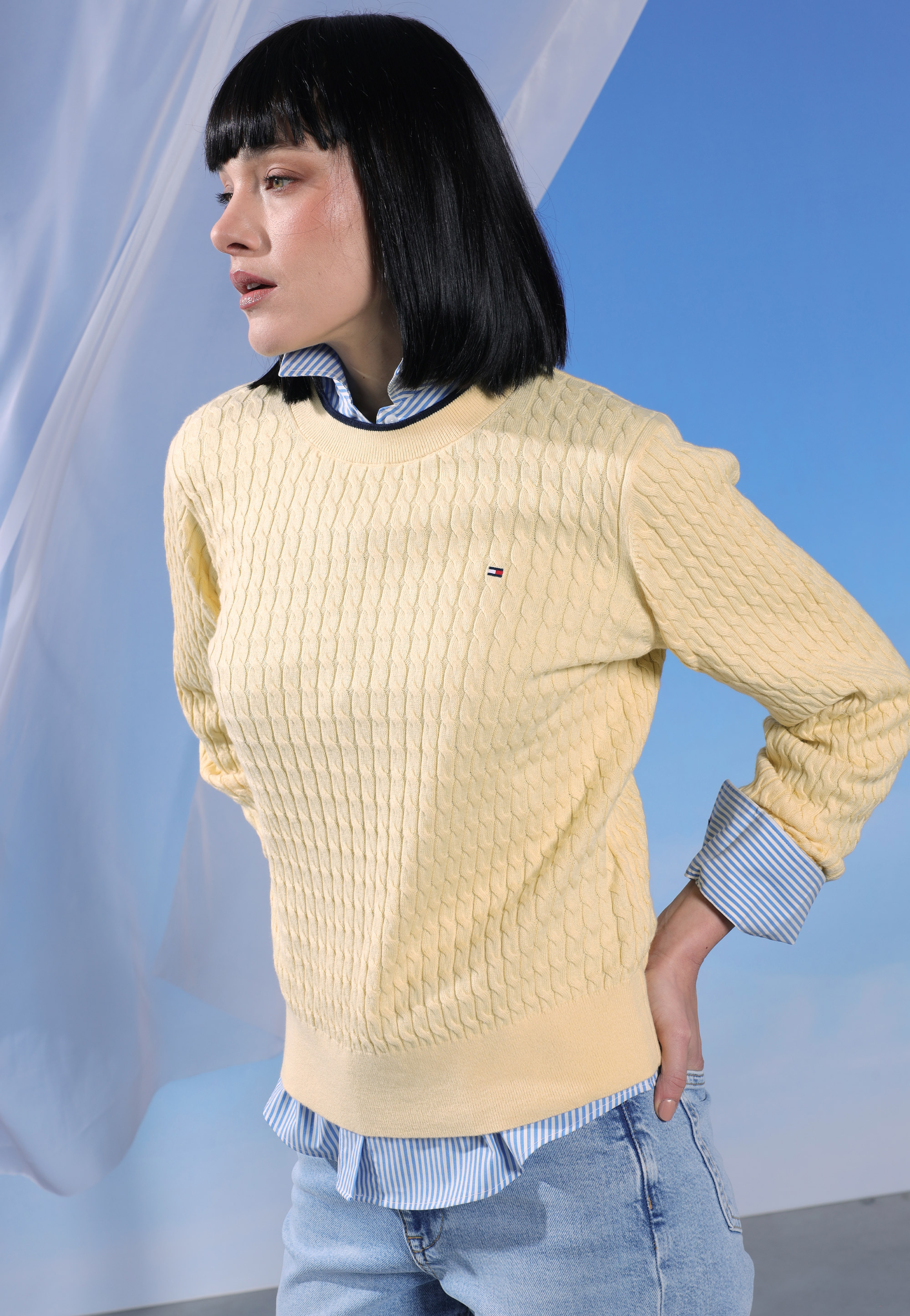 Girocollo Tommy Hilfiger donna WW0WW44993X