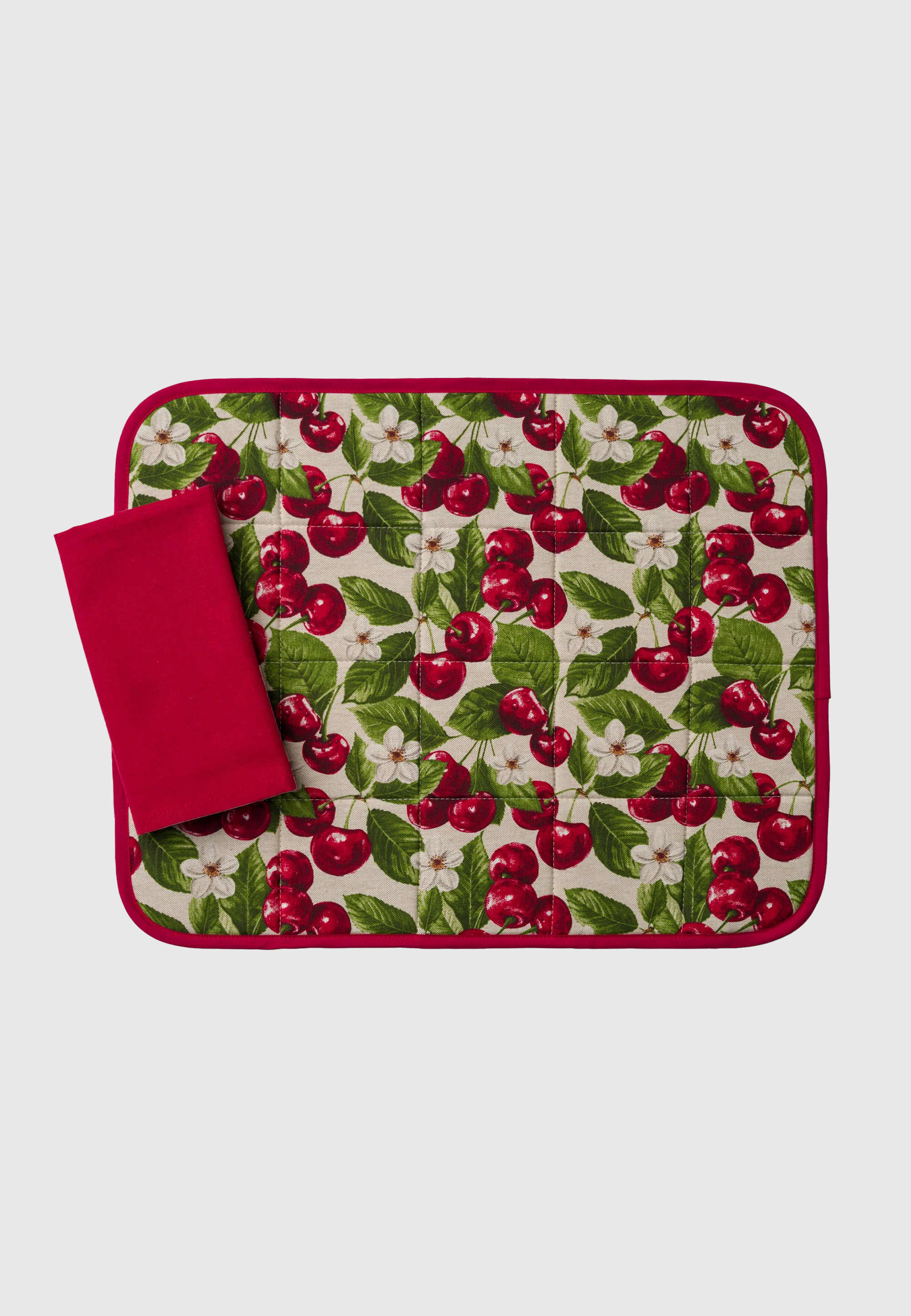 Set americano fantasia ciliegie Nico Home