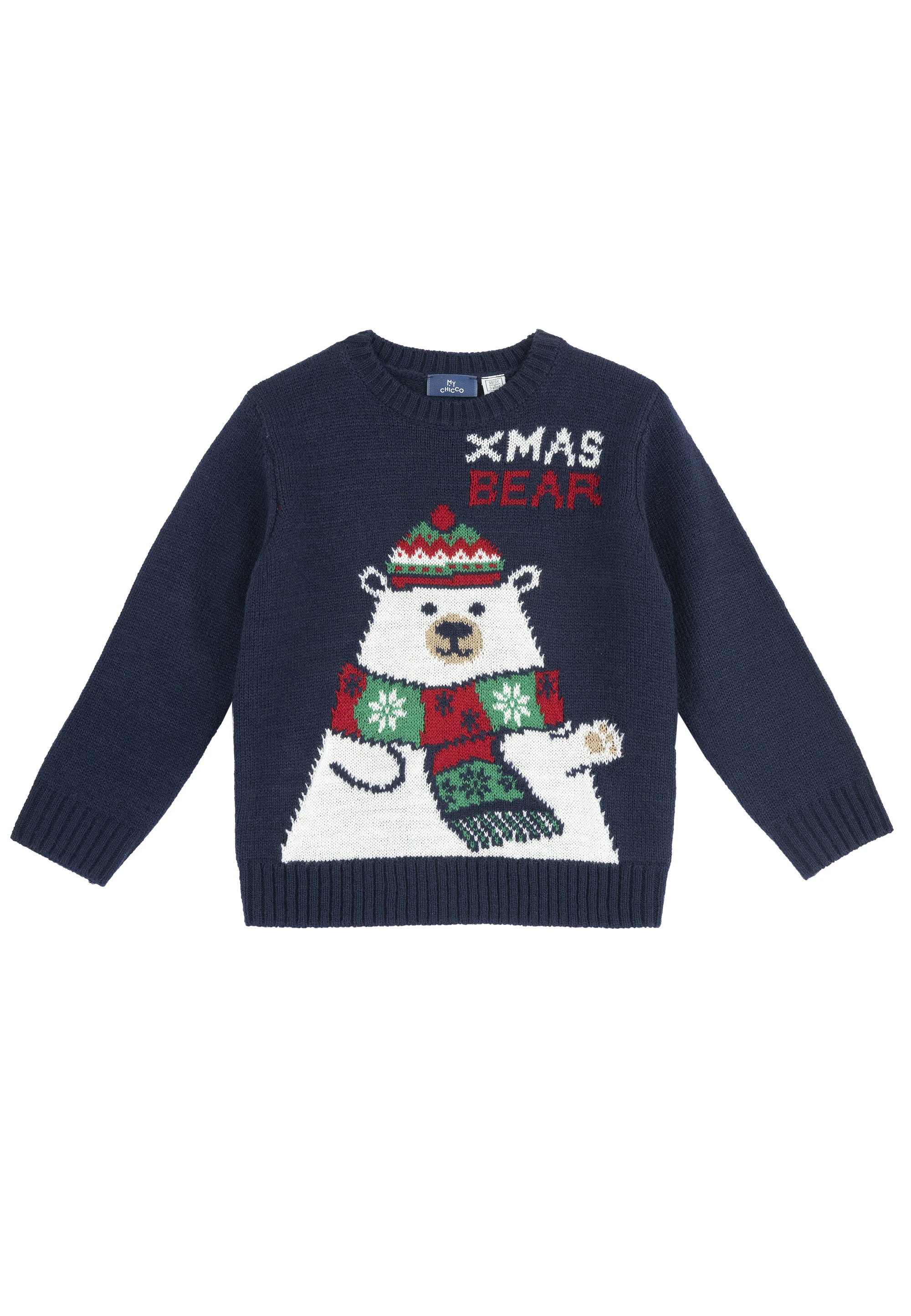 Maglione natalizio Chicco con ricamo