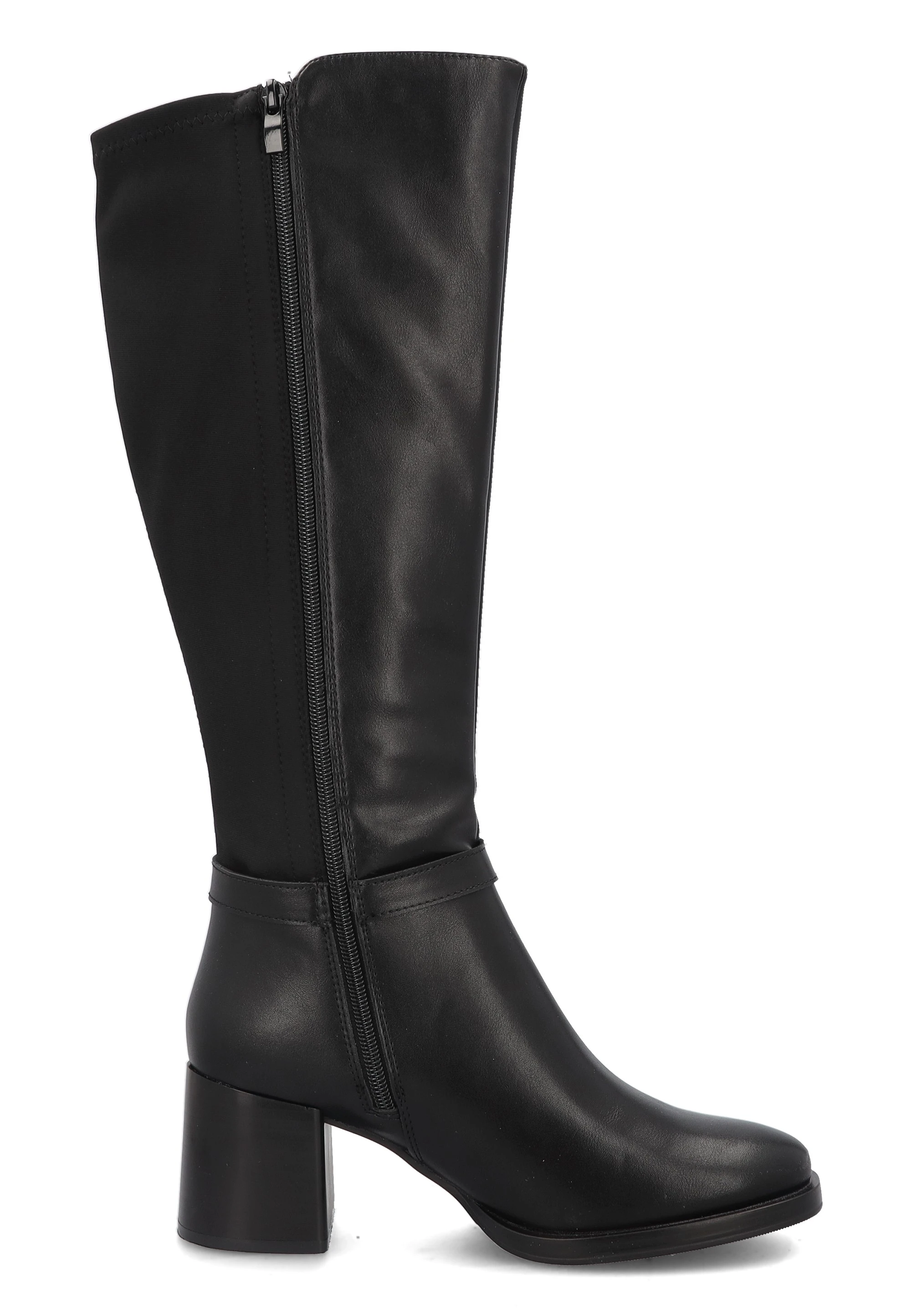 WHITE MOUNTAIN Culvert Stivaletti Donna Con Tacco - Shootie Slip-On In Pelle Castagna, Plantare Imbottito, Taglia 39 EU