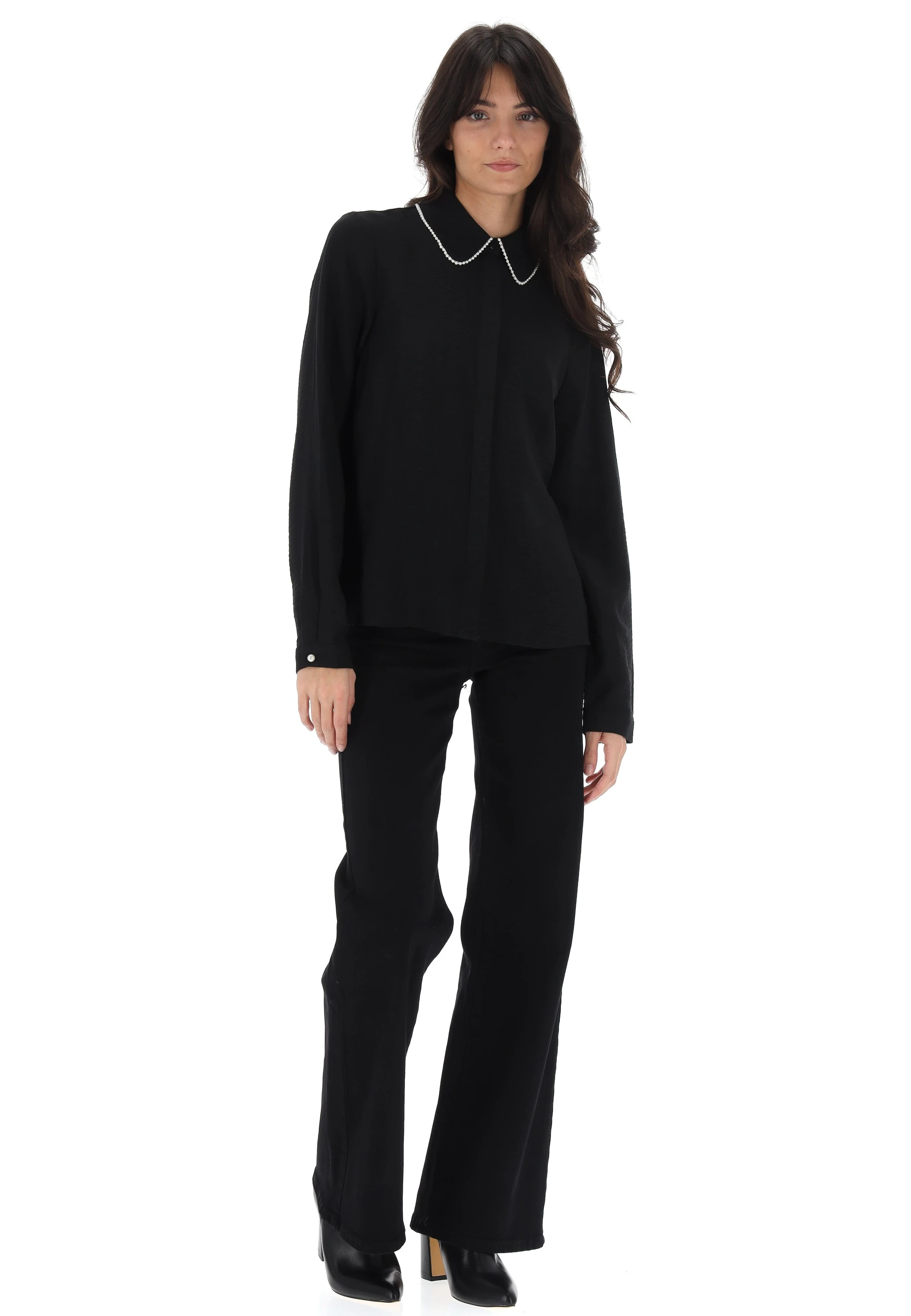 CAMICIA IN LINO A MANICHE CORTE - LILLA - DONNA | H&M IT