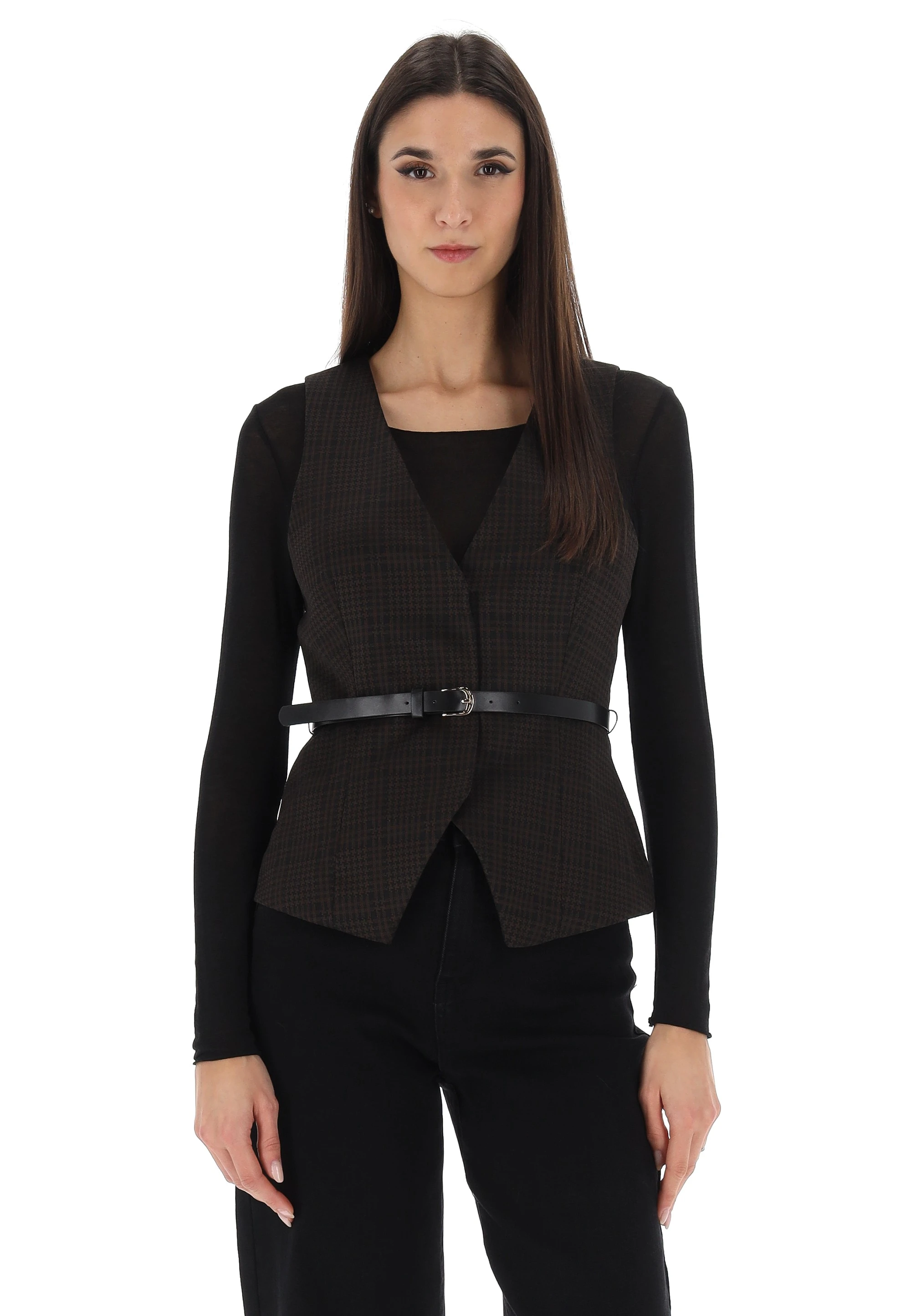 VERO MODA Gilet Donna Senza Maniche, Collo Alto, Taglio Regolare, 100% Nylon