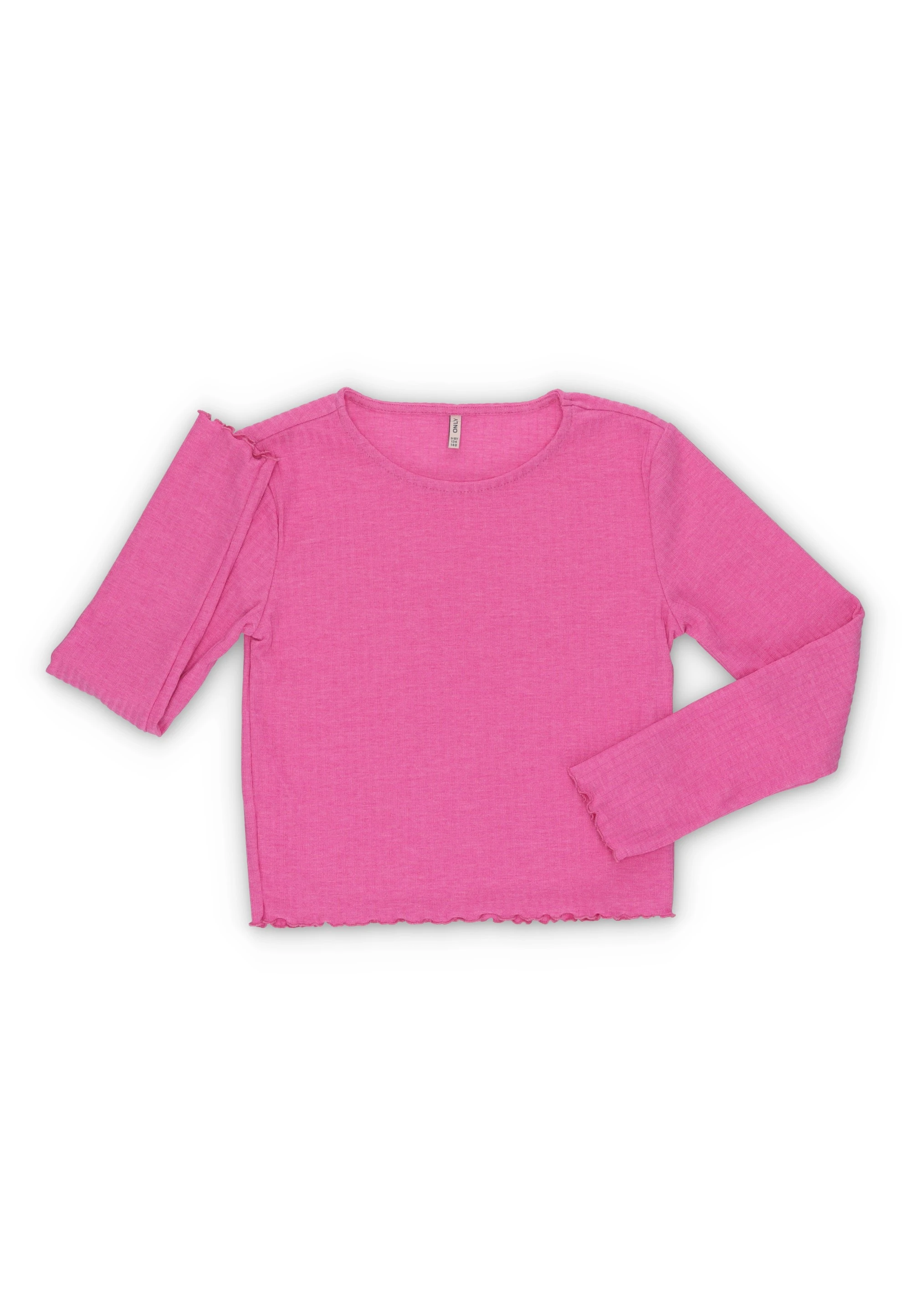 Maglia A Maniche Lunghe Per Bambina - Cotone Elastan Con Farfalle - Foto 2