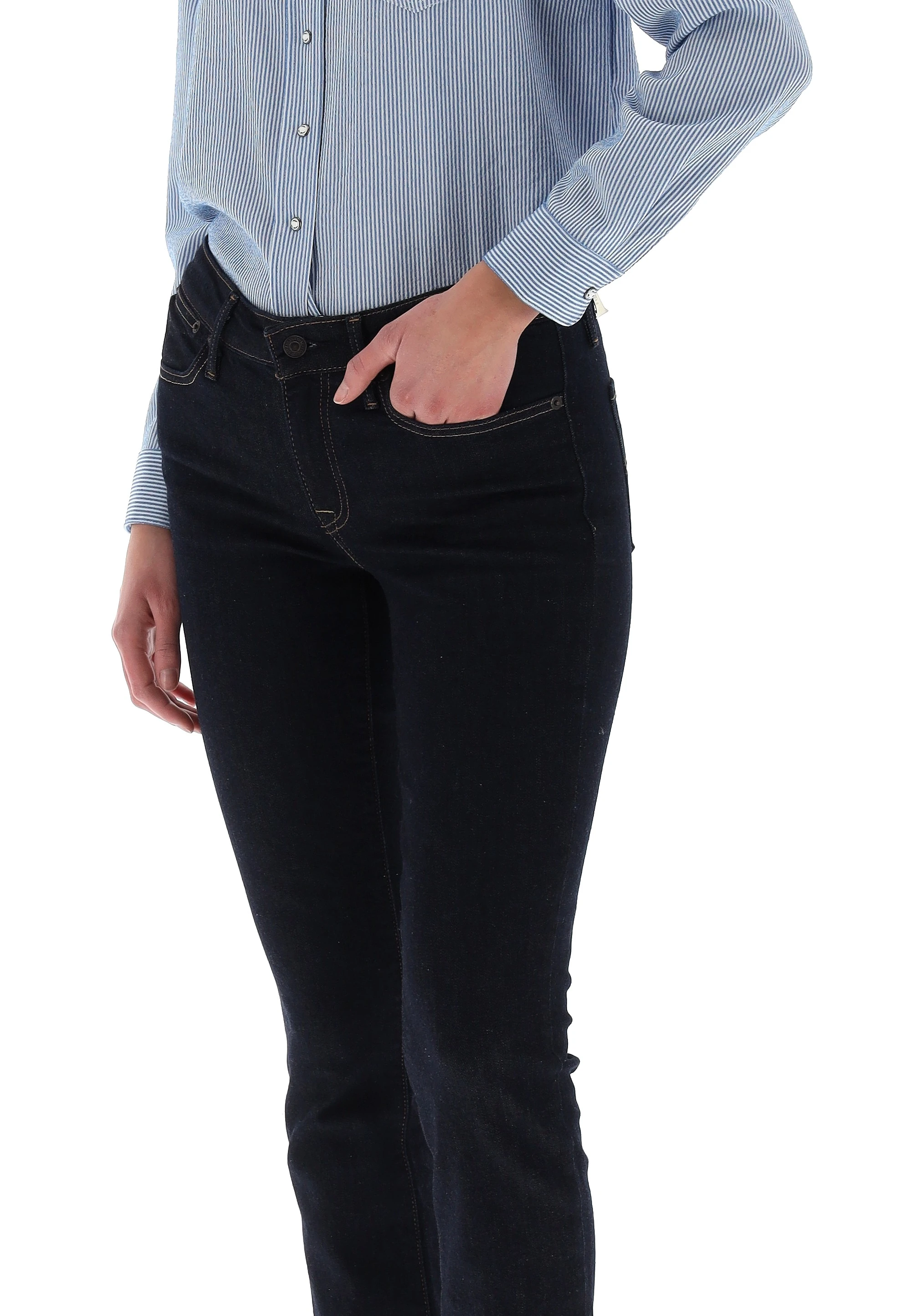 Jeans Levi's 712 Slim Donna - Vita Alta, Vestibilit&agrave; Aderente, Modello Vintage