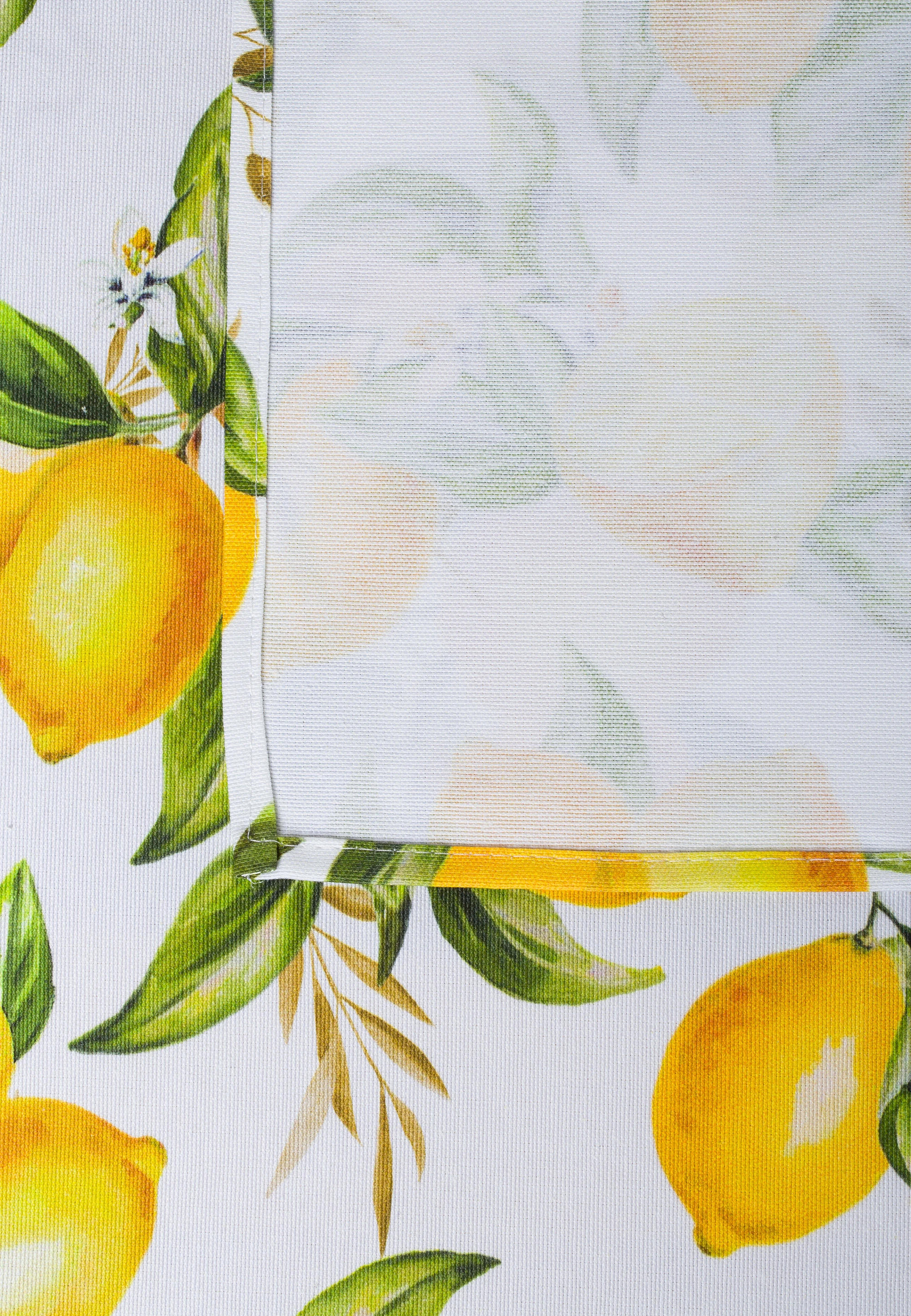 Tovaglia Plastificata Rettangolare 120x230 Cm Per 12 Posti - Pratica E Facile Da Pulire - Limone - 5