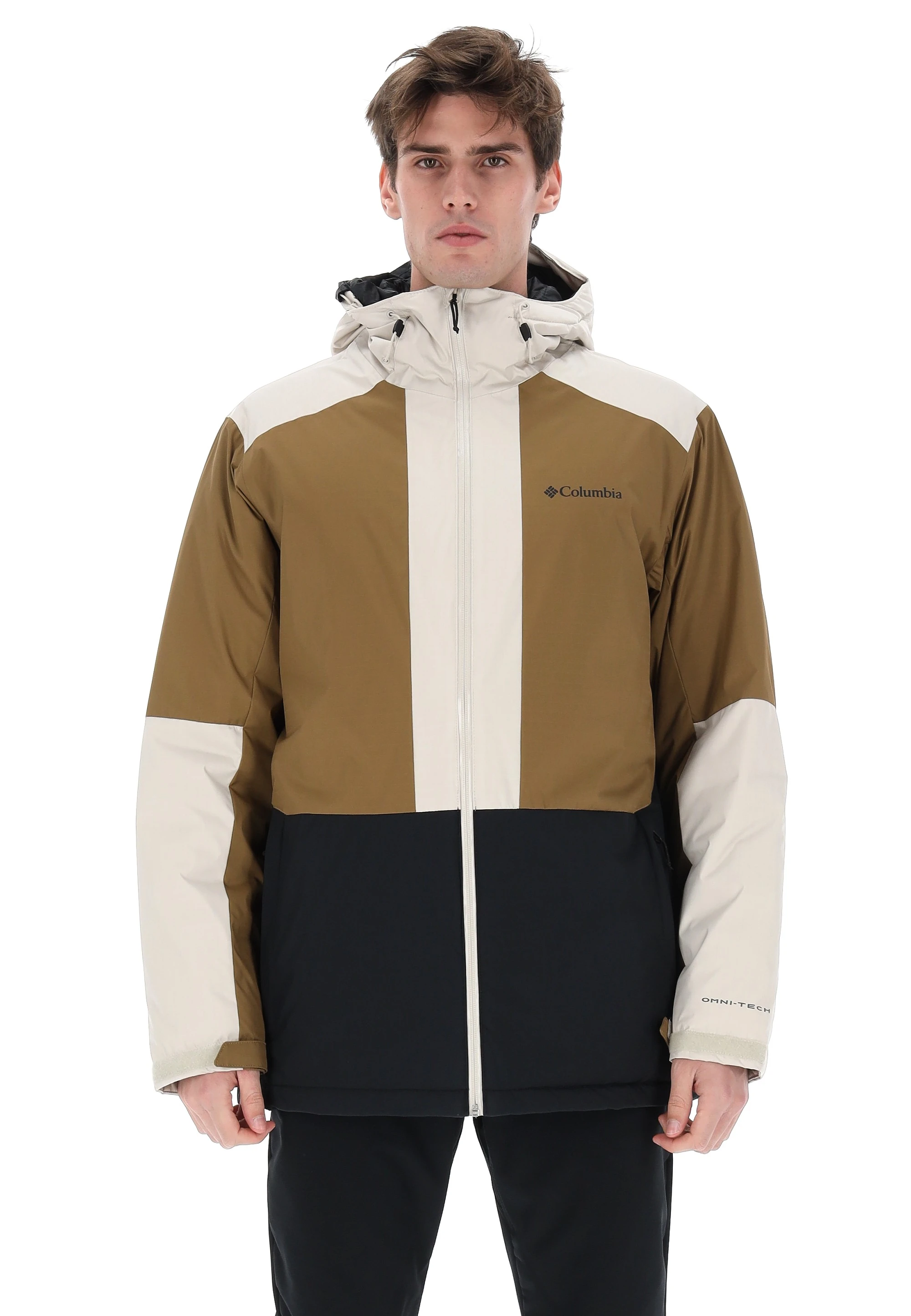 Giacca impermeabile e imbottita con cappuccio Columbia uomo - Nico.it