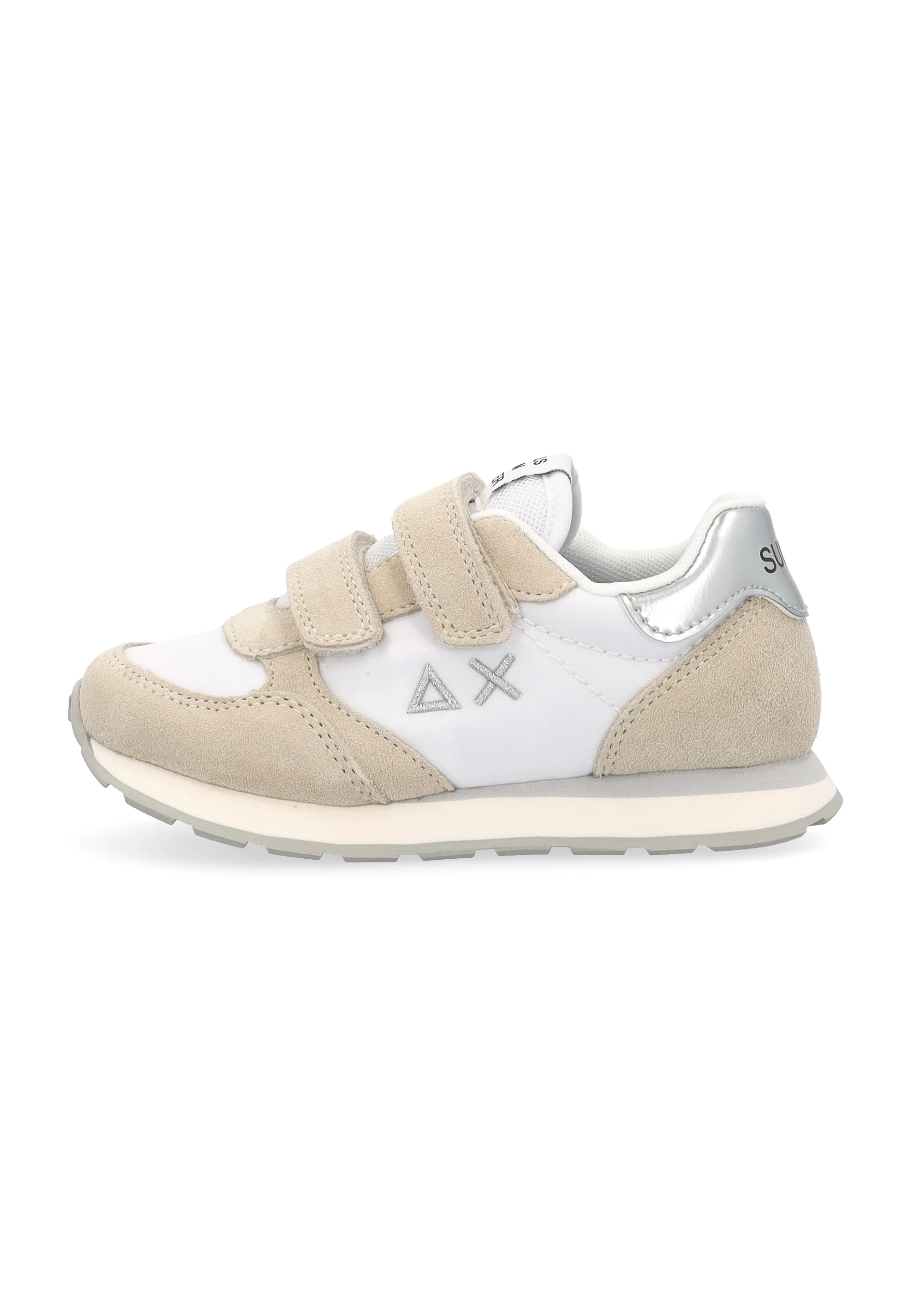 Sneaker Sun68 Bambina Ally – Scarpa In Mesh E Suede, Grigio Medio, Chiusura Stringata, Tacco Piatto, Taglia 33 - 2