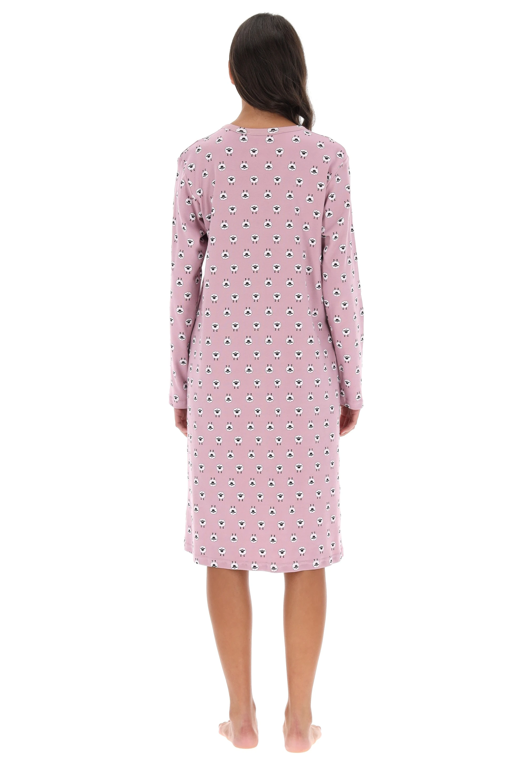 Bromilow & Wood Camicia Da Notte Maniche Corte | Policotone Floreale, Leggera E Traspirante - Rosa/Blu, Taglie Forti 42-44