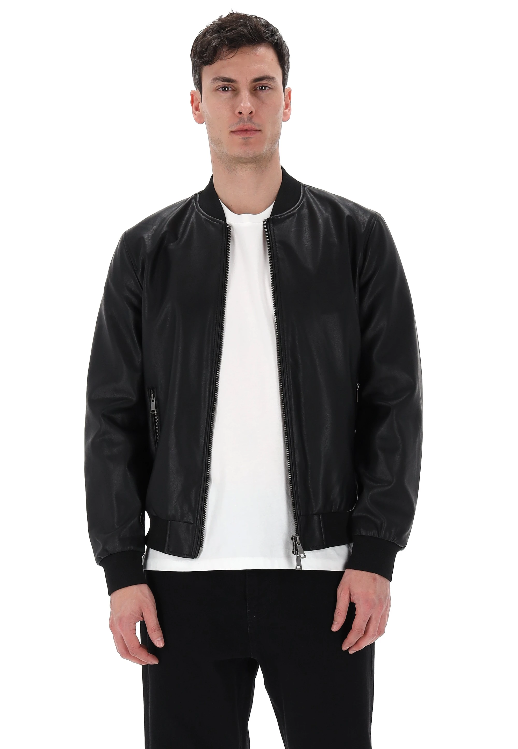 Southpole Imitazione Pelle Bubble Giacca Imbottitura Similpelle